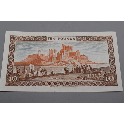 80 - Isle of Man Government Ten Pound Bank Note (A351552)