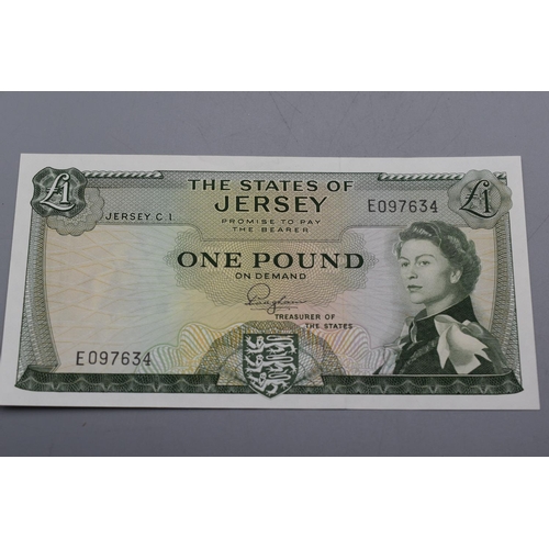 84 - The States of Jersey One Pound Bank Note (E097634)