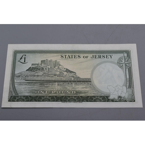 84 - The States of Jersey One Pound Bank Note (E097634)