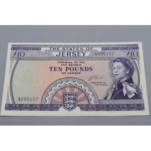 86 - The States of Jersey Ten Pound Bank Note (A095157)