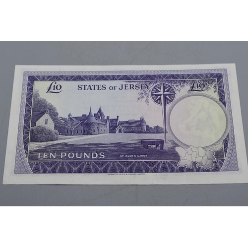 86 - The States of Jersey Ten Pound Bank Note (A095157)