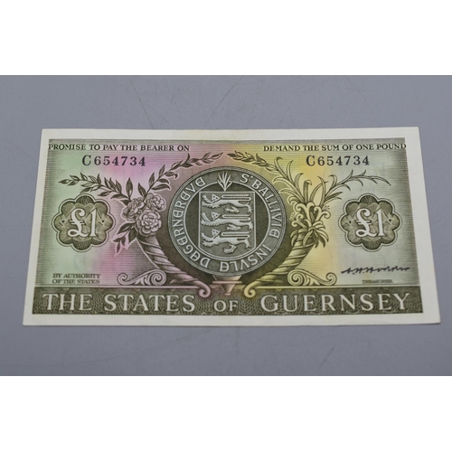 88 - The States of Guernsey One Pound Bank Note (C654734)