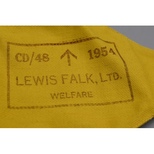 71 - Civil Defence corps welfare embroidered fabric armband