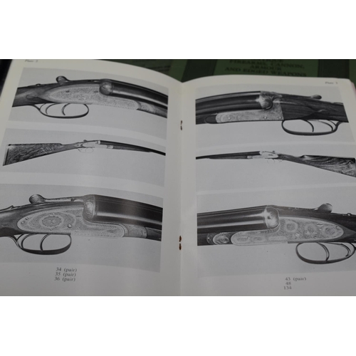 74 - Five Sothebys and Christies 1970's guns, armour, edged weapons & militaria sales catalogues