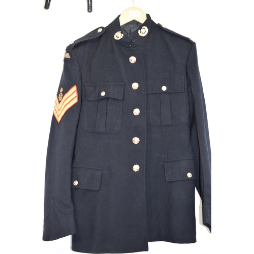 218 - Royal Marines No'1 Sergeant's Dress Uniform (Size 17) Made by Edgard & Son's Ltd