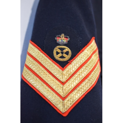 218 - Royal Marines No'1 Sergeant's Dress Uniform (Size 17) Made by Edgard & Son's Ltd