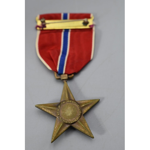 219 - USA Bronze Star Medal (First Issued 1944)