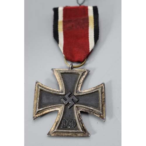 226 - German WWII 1939-1945 Iron Cross Medal Complete with Ribbon