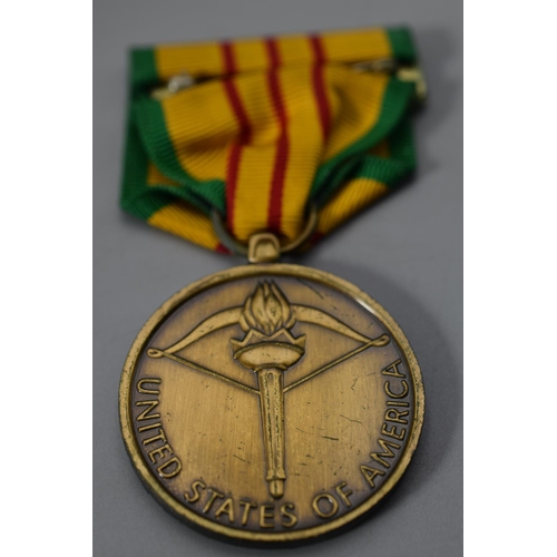 231 - USA Republic of Vietnam Service Medal Complete with Ribbon