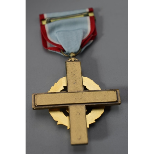 234 - U.S. Airforce Cross Medal Complete with Ribbon