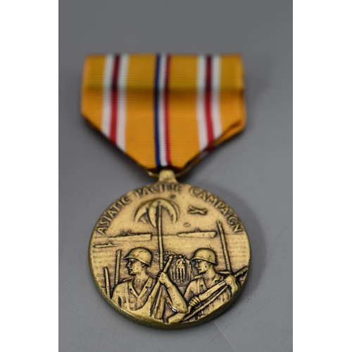 238 - USA 1941 - 1945 Asiatic pacific Campaign Medal with Ribbon