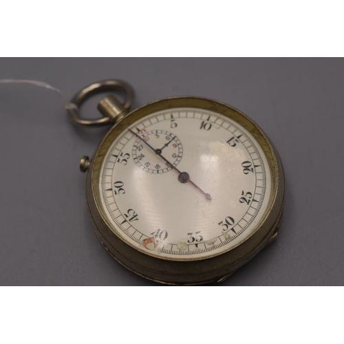 71 - WWII Royal Navy military watch marked PATT 4 43542 plus a broad arrow on the back. Lacking winding c... 