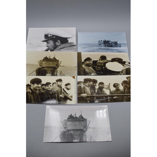 70 - Seven different German U boat crew and ship photographs