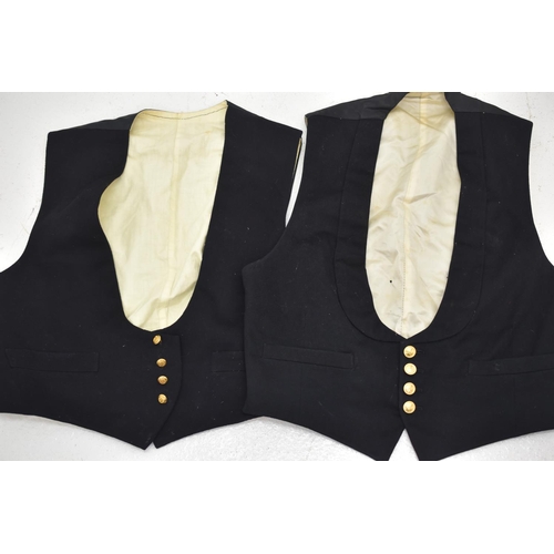 111 - One British army officers waistcoat plus a naval officers example