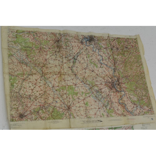 113 - Two large British Military maps entitled Koln and Detmold, Germany. Largest measures 100cm x 63cm