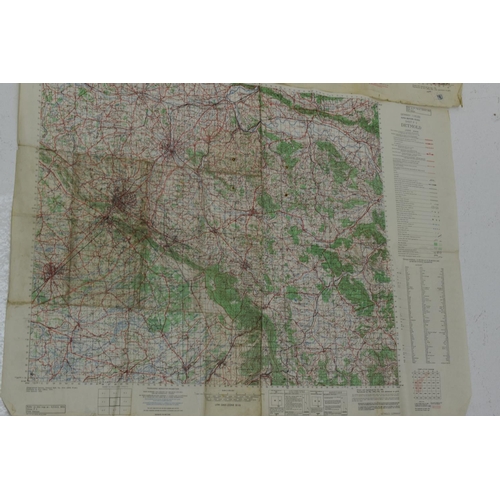 113 - Two large British Military maps entitled Koln and Detmold, Germany. Largest measures 100cm x 63cm