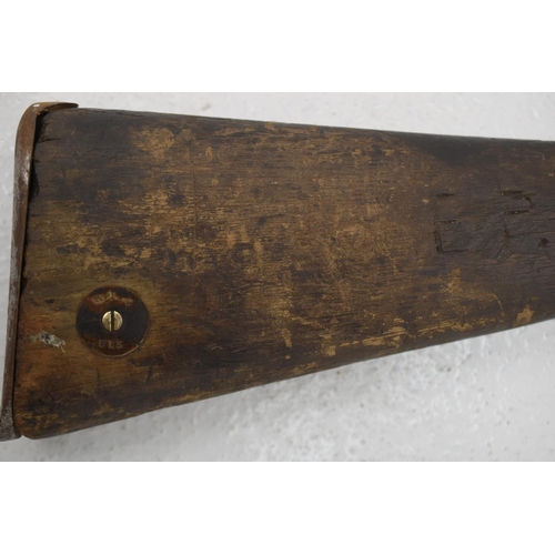 128 - 19th century obsolete relic Martini Henry rifle. Issued to the Royal Irish constabulary. Some markin... 