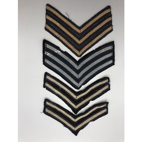 170 - Four RAF Chevrons includes Sergeants and Corporals