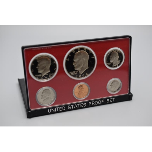 77 - USA 1978 Proof Coin set in Display Case