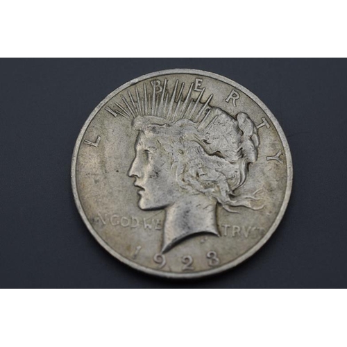 96 - USA $1 1829 Silver Peace Dollar