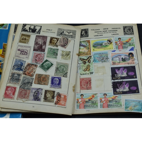 41 - Three Stamp Albums Consisting of Ace Apollo (Empty) The Lucky Silver with a Mixture of Worldwide Sta... 