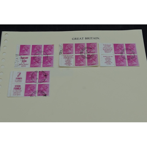 67 - Nine Stock Sheets Containing a Selection of Decimal Queen Elizabeth II Definitive Stamps