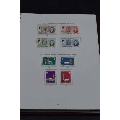 75 - Stanley Gibbons Guernsey including Alderney Stamp Album Volume 1 (1941-1994) contains a large select... 