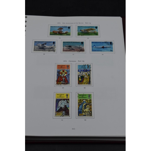 75 - Stanley Gibbons Guernsey including Alderney Stamp Album Volume 1 (1941-1994) contains a large select... 