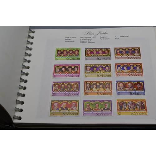 93 - Album Containing approx 96 Pages of Unused Elizabeth II Postage Stamps of St Vincent dating From 195... 