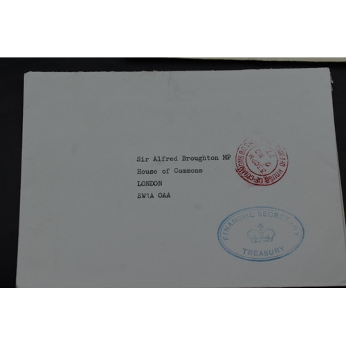 101 - Selection of 10 Postmarked and Embossed addressed Envelopes including The House of Commons, War Offi... 