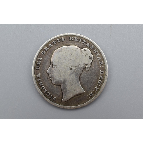 63 - Victoria Young Head 1939 Silver Shilling