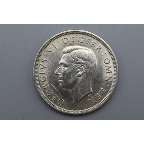 74 - George VI 1937 Silver Crown