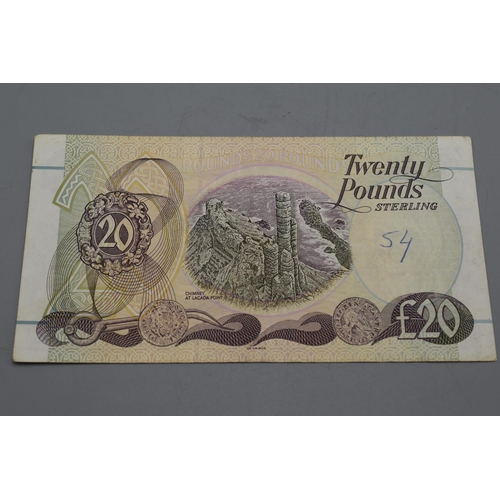 103 - First Trust Bank Chimney at Lacada Point £20 Sterling Note (1st January 1998) TA898271