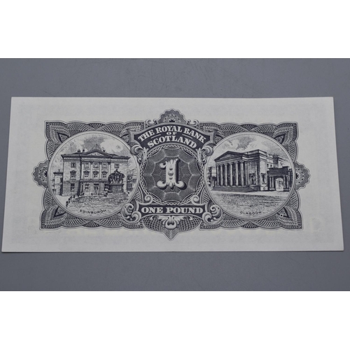 109 - The Royal Bank of Scotland One Pound Sterling Note (Dated 1st July 1966) CP887062