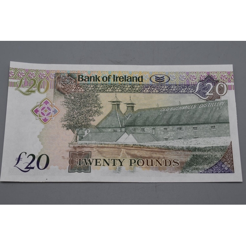 99 - Bank of Ireland £20 Sterling Note (Dated 20th April 2008) BG531743