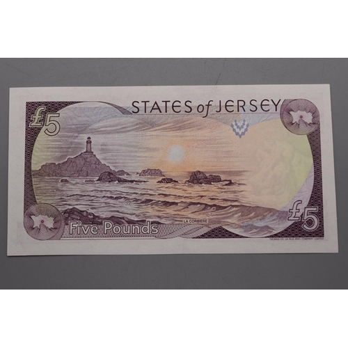 125 - The States of Jersey Five Pounds Bank Note (CC715495)