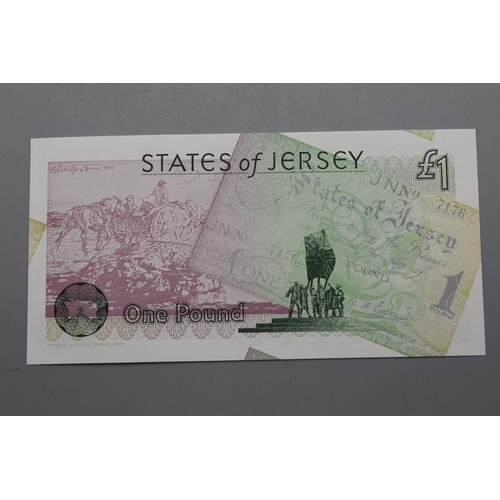 127 - The States of Jersey 50th Anniversary of The Liberation One Pound Bank Note (LJ009259)