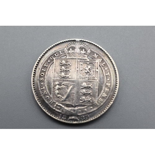 14 - Victoria Jubilee Head Silver 1889 Shilling