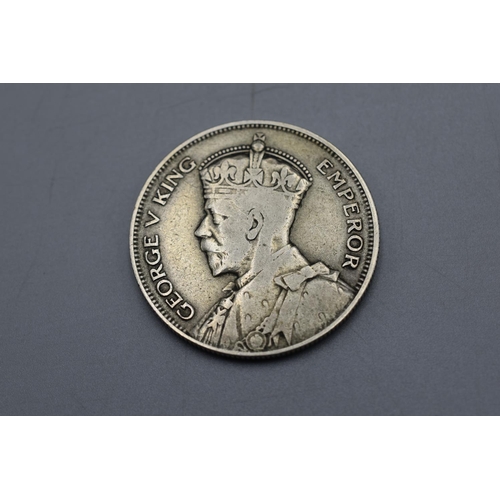 5 - New Zealand George V 1933 Silver Half Crown