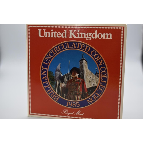 25 - Royal Mint 1985 United Kingdom Brilliant Uncirculated Coin Collection