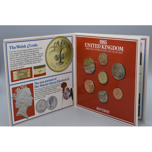 25 - Royal Mint 1985 United Kingdom Brilliant Uncirculated Coin Collection