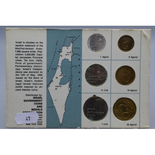 41 - Israel Government 1965 Proof Coin Set