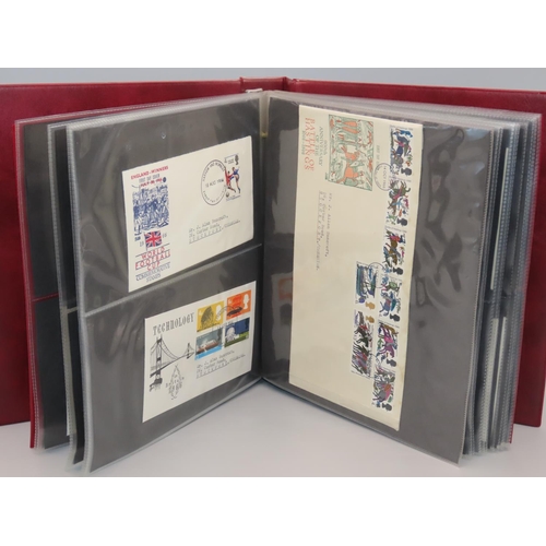 10 - Stanley Gibbons Album Containing approx 83 British First Day Covers dating from 1963 to 1973 includi... 