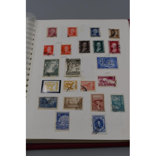 37 - Album Containing a Selection of Stamps For Andorra, Argentina (Dating From 1892) Bolivia (Dating Fro... 