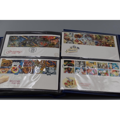 41 - Stanley Gibbons Album Containing approx 53 Royal Mail First Day Covers Dating From 1967 to 1993