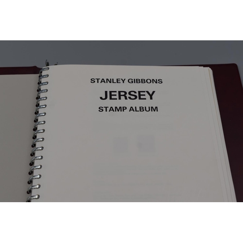 43 - Stanley Gibbons Jersey Stamp Album dating 1941 to 1986 including War Occupation Issues