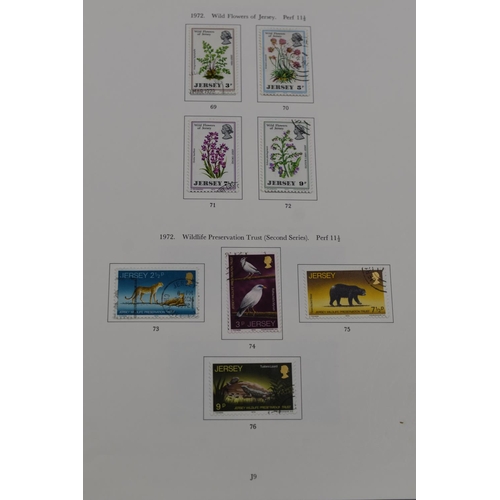 43 - Stanley Gibbons Jersey Stamp Album dating 1941 to 1986 including War Occupation Issues