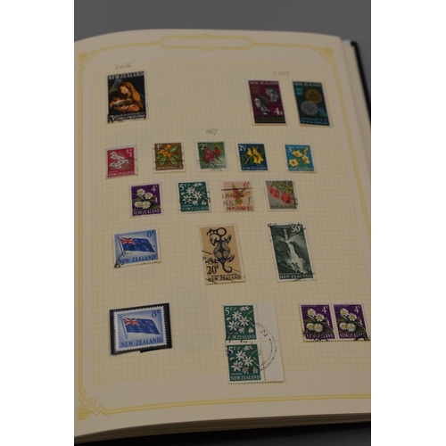 44 - Stanley Gibbons Simplex Album Containing New Zealand Stamps Dating From 1892 to 2008