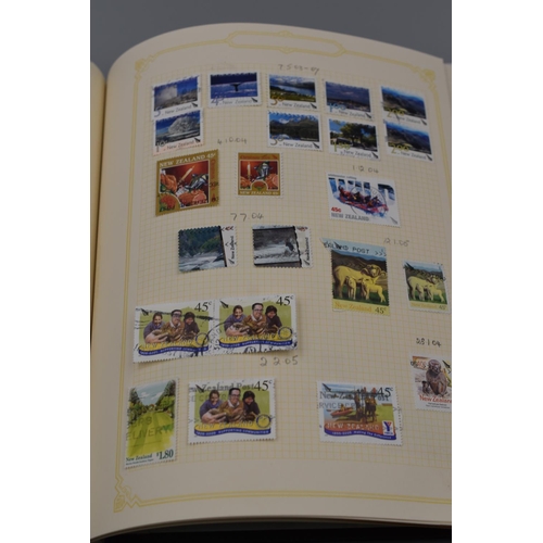 44 - Stanley Gibbons Simplex Album Containing New Zealand Stamps Dating From 1892 to 2008