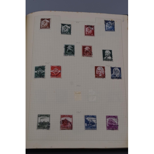 47 - Album Containing German Postal stamps Dating From 1872 to 1975 including The Weimar Republic and Hit... 